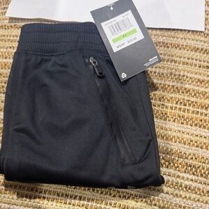 Under Armour Black Jogger Pants with Zipper Detail